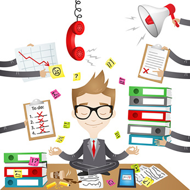 Stress im Büro ist nichts ungewöhnliches – ein voller Terminplan, neue Aufträge von allen Seiten und dauerklingeln des Telefons gehören einfach dazu.