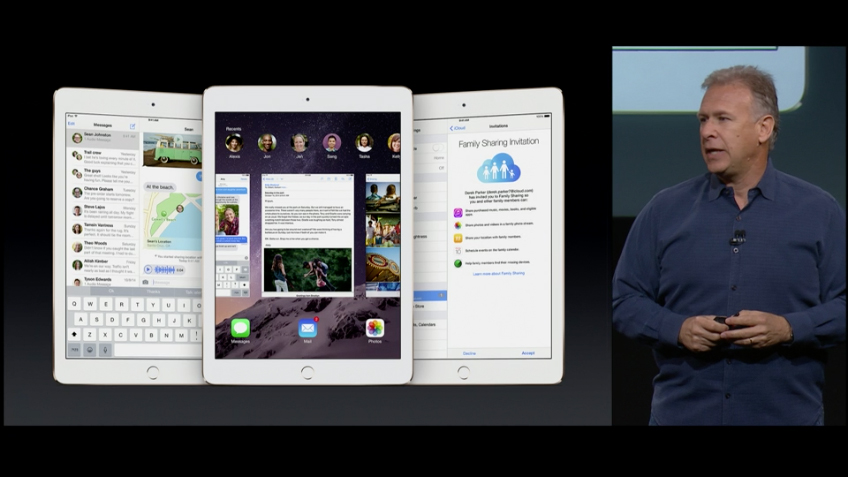 iPad Air 2 mit iOS 8